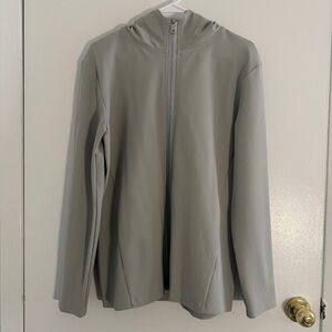 Jil Sander Men’s Gray Vintage Raf Simons Era Technical Zip Hooded Jacket Small